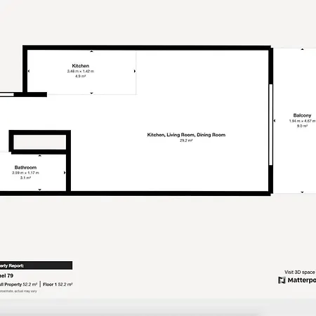 Sao Rafael, 450m Apartamento Albufeira